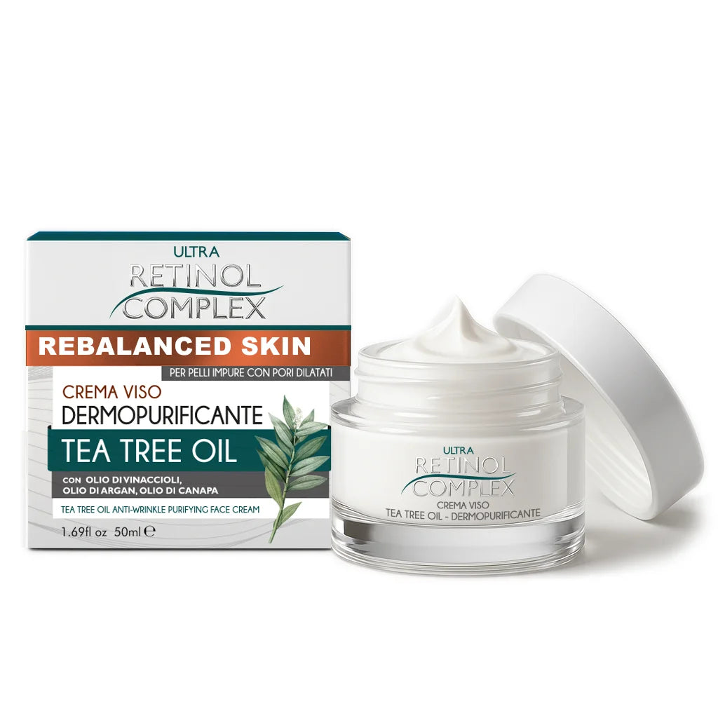 Crema Viso Dermopurificante Tea Tree Oil 50ml | Retinol Complex